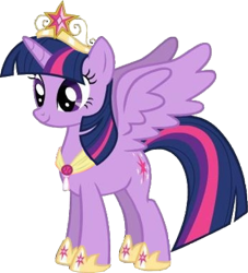 Size: 4796x5285 | Tagged: safe, edit, edited screencap, editor:incredibubbleirishguy, screencap, twilight sparkle, alicorn, pony, g4, magical mystery cure, background removed, big crown thingy, crown, element of magic, hoof shoes, jewelry, magical mystery cure 10th anniversary, needs more jpeg, needs more png, princess shoes, regalia, solo, spread wings, twilight sparkle (alicorn), wings