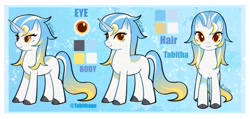 Size: 5213x2480 | Tagged: safe, artist:tabithaqu, oc, oc only, pony, unicorn, reference sheet, solo