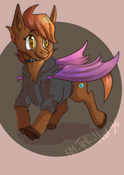 Size: 2480x3508 | Tagged: safe, artist:kim_trikhoof96, oc, bat pony, pegasus, pony, bat wings, clothes, cute, high res, solo, wings