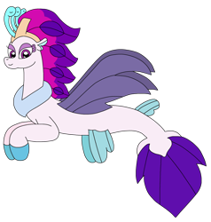 Size: 2327x2448 | Tagged: safe, artist:supahdonarudo, queen novo, seapony (g4), g4, my little pony: the movie, atg 2023, high res, newbie artist training grounds, simple background, solo, transparent background