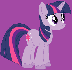 Size: 369x359 | Tagged: safe, artist:jadeharmony, artist:mak2020, twilight sparkle, pony, unicorn, g4, base used, female, mare, purple background, simple background, solo, unicorn twilight, unshorn fetlocks