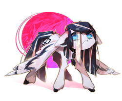 Size: 1920x1591 | Tagged: safe, artist:prettyshinegp, oc, oc only, pegasus, pony, choker, female, frown, mare, pegasus oc, simple background, solo, transparent background, wet, wet mane, wings