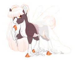Size: 3500x2700 | Tagged: safe, artist:gigason, oc, oc:glitter trail, pegasus, pony, colored wings, female, high res, mare, simple background, solo, transparent background, wings