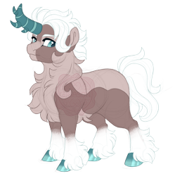 Size: 2689x2700 | Tagged: safe, artist:gigason, oc, oc:frost, hybrid, pony, unicorn, high res, male, male oc, simple background, solo, transparent background