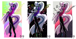 Size: 2700x1400 | Tagged: safe, artist:furryfantan, coloratura, earth pony, anthro, g4, clothes, countess coloratura, high heels, jacket, leggings, microphone, shoes, singing