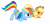 Size: 6000x2919 | Tagged: safe, artist:siennaexecrate, applejack, rainbow dash, earth pony, pegasus, pony, fall weather friends, g4, my little pony: friendship is magic, bound wings, crouching, duo, duo female, female, looking at each other, looking at someone, mare, rope, running of the leaves, simple background, transparent background, vector, wings