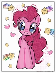 Size: 791x1024 | Tagged: safe, artist:stanleyiffer, pinkie pie, earth pony, pony, g4, :3, looking at you, smiling, solo