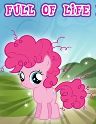 Size: 576x745 | Tagged: safe, gameloft, pinkie pie, earth pony, pony, g4, my little pony: magic princess, cropped, female, filly, filly pinkie pie, foal, mare, meme, solo, wow! glimmer, younger