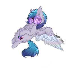 Size: 1480x1500 | Tagged: safe, artist:krissstudios, oc, pegasus, pony, female, mare, simple background, solo, sunglasses, transparent background