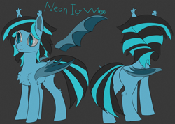 Size: 1920x1370 | Tagged: safe, artist:neon icy wings, oc, oc only, oc:neon icy wings, bat pony, pony, reference sheet, simple background