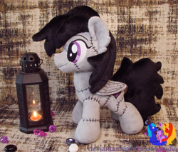 Size: 2706x2304 | Tagged: safe, artist:1stastrastudio, oc, oc only, oc:puppet, pegasus, pony, candle, female, high res, irl, lantern, mare, photo, plushie, solo