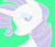 Size: 1280x1108 | Tagged: safe, artist:sigmapegasi, part of a set, rarity, pony, unicorn, g4, bust, green background, lidded eyes, simple background, sketch, solo