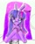 Size: 1545x1920 | Tagged: safe, artist:ombnom, twilight sparkle, pony, unicorn, g4, bust, glasses, sitting, solo, unicorn twilight