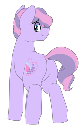 Size: 1981x3013 | Tagged: safe, artist:coatieyay, oc, oc only, oc:mellow medley, pony, butt, featureless crotch, male, plot, simple background, solo, stallion, transparent background