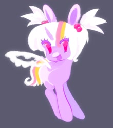 Size: 1640x1862 | Tagged: safe, artist:ombnom, oc, alicorn, pony, gray background, open mouth, simple background, solo