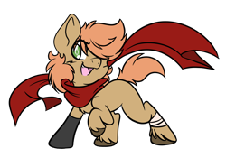 Size: 2388x1668 | Tagged: safe, artist:steelsoul, oc, oc only, oc:himmel, earth pony, pony, bandage, clothes, colt, earth pony oc, foal, gloves, male, scarf, simple background, solo, transparent background