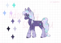 Size: 2388x1668 | Tagged: safe, artist:soudooku, oc, earth pony, pony, adoptable, concave belly