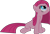 Size: 1207x813 | Tagged: safe, artist:retroponybro, pinkie pie, earth pony, pony, g4, party of one, angry, base used, female, full body, mare, pinkamena diane pie, simple background, solo, transparent background, vector