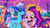 Size: 3072x1727 | Tagged: safe, screencap, arpeggia, fretlock, jam donut, pipp petals, sunny starscout, earth pony, pegasus, pony, diva and conquer, g5, my little pony: tell your tale, spoiler:g5, spoiler:my little pony: tell your tale, spoiler:tyts01e56, electric blue (g5), female, frown, glasses, male, mane stripe sunny, mare, open mouth, open smile, smiling, stallion