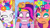 Size: 3072x1727 | Tagged: safe, screencap, pipp petals, sunny starscout, zipp storm, earth pony, pegasus, pony, diva and conquer, g5, my little pony: tell your tale, spoiler:g5, spoiler:my little pony: tell your tale, annoyed, bracelet, diadem, drama queen pipp, eyeshadow, face paint, female, flower, flower in hair, freaking out, freakout, frown, glasses, gritted teeth, headband, irritated, jewelry, makeup, mane stripe sunny, mare, one of these things is not like the others, regalia, royal sisters (g5), shrunken pupils, siblings, sisters, sunny starscout is not amused, teeth, trio, trio female, unamused, unshorn fetlocks, zipp storm is not amused