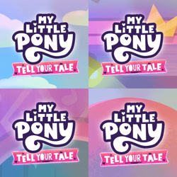 Size: 1920x1920 | Tagged: safe, edit, edited screencap, editor:itsmgh1203, screencap, as the misty clears, bridlewoodstock (tell your tale), diva and conquer, g5, i've seen fire and i've seen rain (bows), my little pony: tell your tale, spoiler:g5, spoiler:my little pony: tell your tale, spoiler:tyts01e53, spoiler:tyts01e54, spoiler:tyts01e55, spoiler:tyts01e56, mane melody (location), my little pony logo, no pony