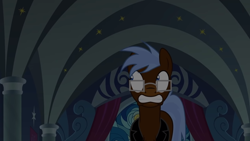 Size: 1280x720 | Tagged: safe, artist:mlp-silver-quill, oc, oc:any pony, after the fact, after the fact:sparkle's seven, canterlot castle, glasses, half changeling, scared