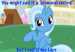 Size: 1534x1057 | Tagged: safe, edit, edited screencap, screencap, trixie, pony, unicorn, g4, road to friendship, book, couch, female, mare, meme, solo, starlight's office, text