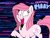 Size: 640x480 | Tagged: safe, artist:muhammad yunus, oc, oc only, oc:annisa trihapsari, earth pony, pony, alternate universe, crossover, cute, error, eyes closed, female, glitch, happy, heart, heart background, long mane, mare, ocbetes, open mouth, open smile, pibby, smiling, solo