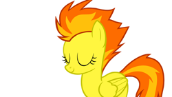 Size: 1192x670 | Tagged: safe, artist:dustinwatsongkx, spitfire, pegasus, pony, g4, female, mare, simple background, smiling, solo, transparent background