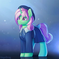 Size: 2000x2000 | Tagged: safe, artist:adagiostring, oc, oc only, pony, unicorn, high res, solo