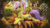 Size: 2688x1512 | Tagged: safe, artist:alicetriestodraw, oc, oc only, oc:tulipan, pony, unicorn, bush, commission, detailed background, flower, garden, horn, looking at you, lying down, ponytail, rose, sky, solo, tree, tulip, unicorn oc
