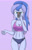 Size: 1888x2952 | Tagged: safe, artist:sumin6301, princess luna, vice principal luna, human, equestria girls, g4, 2022, belly button, bra, breasts, cleavage, clothes, female, holding, panties, phone, purple background, simple background, solo, underwear