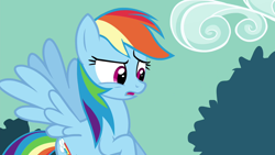 Size: 1280x720 | Tagged: safe, screencap, rainbow dash, pegasus, pony, g4, maud pie (episode), solo