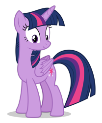 Size: 4000x4800 | Tagged: safe, alternate version, artist:gypsykumquat, twilight sparkle, alicorn, pony, g4, .svg available, absurd resolution, female, inkscape, show accurate, simple background, smiling, solo, transparent background, twilight sparkle (alicorn), vector