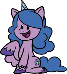 Size: 875x968 | Tagged: safe, artist:abby bulmer, izzy moonbow, pony, unicorn, g5, female, mare, raised hoof, simple background, smiling, solo, transparent background