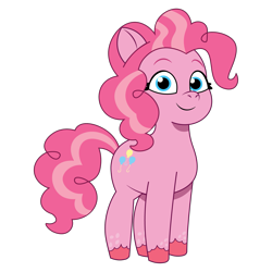 Size: 1799x1799 | Tagged: safe, artist:prixy05, pinkie pie, earth pony, pony, g4, g5, my little pony: tell your tale, g4 to g5, generation leap, simple background, solo, transparent background, vector