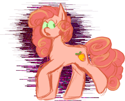 Size: 660x537 | Tagged: safe, artist:gammanullzero, peachy pie, earth pony, pony, g4, februpony, partially transparent background, simple background, solo, transparent background