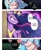 Size: 3000x3700 | Tagged: safe, artist:begoliah, twilight sparkle, oc, oc:scarlet judge cozy glow, alicorn, pony, anthro, unguligrade anthro, comic:crusaders, g4, comic, female, high res, twilight sparkle (alicorn)