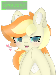 Size: 2862x3815 | Tagged: safe, artist:sodapop sprays, oc, oc:sodapop sprays, pegasus, pony, chest fluff, ear fluff, fallout text, female, high res, looking at you, mare, smiling, smiling at you, solo
