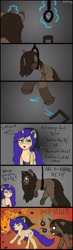 Size: 373x1280 | Tagged: safe, artist:lucill-dreamcatcher, oc, oc only, pony, unicorn, bait and switch, comic, out of context