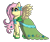 Size: 1280x1085 | Tagged: safe, artist:tenderrain-art, fluttershy, pony, g4, clothes, dress, gala dress, simple background, solo, transparent background