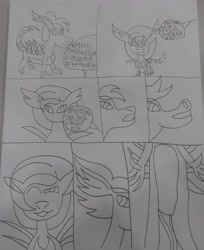 Size: 3018x3704 | Tagged: safe, artist:elijahzx360, oc, dinosaur, spoiler:comic, high res, sketch, solo, traditional art