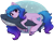 Size: 2718x2054 | Tagged: safe, artist:avrameow, izzy moonbow, pony, shark, unicorn, g5, :p, blåhaj, bracelet, cute, eyebrows, eyebrows visible through hair, female, friendship bracelet, high res, horn, hug, izzybetes, jewelry, looking at you, mare, plushie, shark plushie, signature, simple background, solo, tongue out, transparent background, unshorn fetlocks, ych result