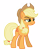 Size: 5856x7261 | Tagged: safe, artist:estories, applejack, earth pony, pony, g4, absurd resolution, applejack is best facemaker, applejack's hat, cowboy hat, hat, simple background, smiling, smirk, solo, transparent background, vector