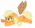 Size: 8000x6351 | Tagged: safe, artist:estories, applejack, earth pony, pony, g4, absurd resolution, applejack's hat, cowboy hat, hat, simple background, solo, transparent background, vector