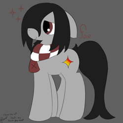 Size: 1020x1020 | Tagged: safe, artist:castafae, oc, oc only, oc:faint rune, earth pony, pony, female, solo