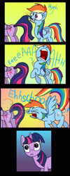 Size: 1024x2560 | Tagged: safe, artist:anyponedrawn, rainbow dash, twilight sparkle, alicorn, pegasus, pony, g4, butt, comic, facial expressions, fetish, funny, humor, mucus, nostril flare, nostrils, plot, pre sneeze, sneeze cloud, sneezing, sneezing fetish, snot, tail, tickling, twibutt, twilight sparkle (alicorn)