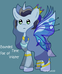 Size: 5000x5894 | Tagged: safe, alternate version, artist:kosmiktym, oc, oc only, oc:bounded-time, fairy, pony, fairy wings, simple background, solo, wings