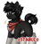 Size: 427x467 | Tagged: safe, artist:stablegrass, oc, oc:stable, earth pony, pony, bandana, clothes, coat markings, grumpy, male, markings, shading, simple background, socks (coat markings), stallion, stern, straw in mouth, white background