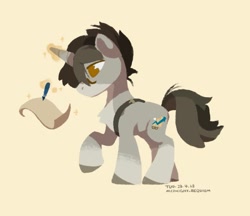 Size: 1145x987 | Tagged: safe, artist:drtuo4, oc, oc only, pony, unicorn, simple background, solo